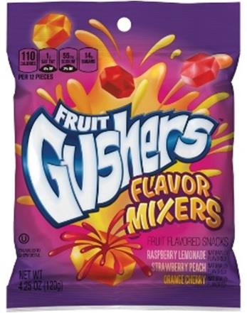 GUSHERS FLAVOR MIXERS PEG 4.25OZ Convenience and Grocery Snacks Wholesale Distributor in Montreal Quebec