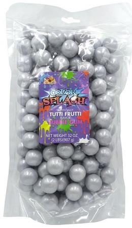 COLOR SPLASH GUMBALLS SILVER PEARL Chewing Gum Convenience and Grocery Wholesale Distributor in Montreal Quebec