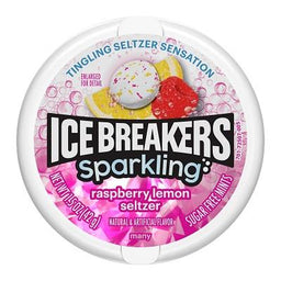 ICE BREAKER*TIN*SPARKLING RASP.LEMON Mints Convenience and Grocery Wholesale Distributor in Montreal Quebec