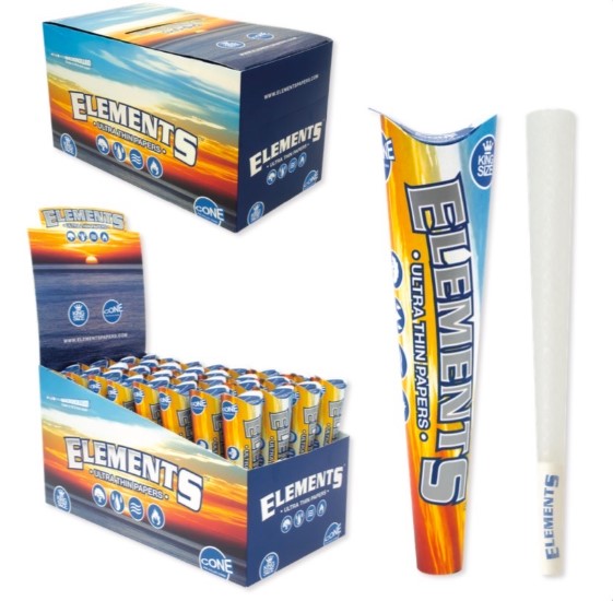 ELEMENTS CONE KING SIZE (3PK) Smoker Accessories Wholesale Distributor in Montreal Quebec