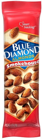 Blue Diamond Almonds Smokehouse 1.5 oz tube, single-serve roasted almond snack