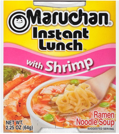 MARUCHAN -CUP SHRIMP Ramen Noodles Wholesale Distributor in Montreal Quebec
