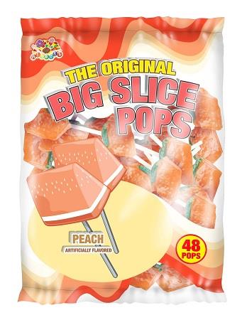 BIG SLICE POPS PEACH Candy Convenience and Grocery Wholesale Distributor in Montreal Quebec