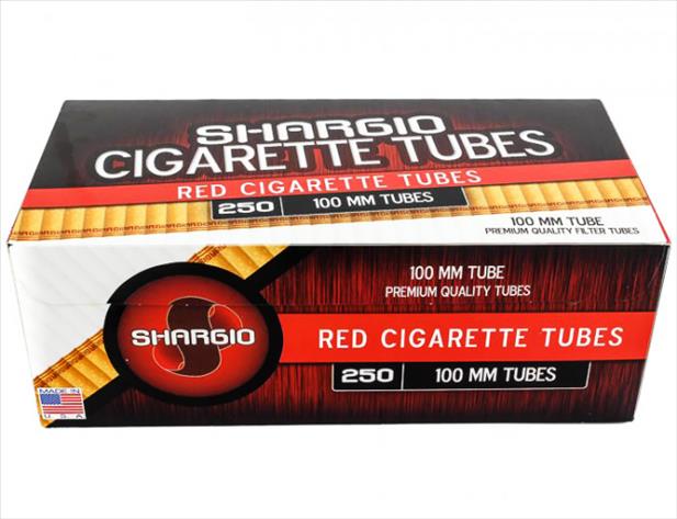 SHARGIO TUBE  100'S RED  250CT Smoker Accessories Wholesale Distributor in Montreal Quebec