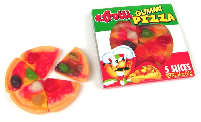 E.FRUTTI PIZZA GUMMI .35 Candy Convenience and Grocery Wholesale Distributor in Montreal Quebec