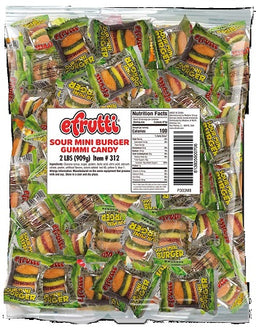 E.FRUTTI *BULK GUMMI SOUR BURGER Candy Convenience and Grocery Wholesale Distributor in Montreal Quebec