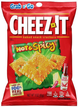 CHEEZ-IT LG HOT & SPICY Convenience and Grocery Snacks Wholesale Distributor in Montreal Quebec
