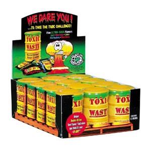 TOXIC WASTE SOUR CANDY YELLOW DRUM Novelty Candy Convenience and Grocery Wholesale Distributor in Montreal Quebec