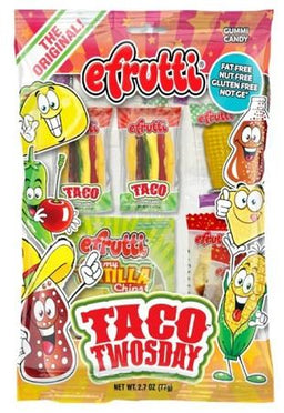 E.FRUTTI  TACO TWOSDAY GUMMI PEG Candy Convenience and Grocery Wholesale Distributor in Montreal Quebec
