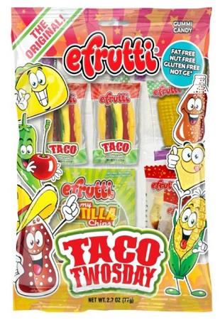 E.FRUTTI  TACO TWOSDAY GUMMI PEG Candy Convenience and Grocery Wholesale Distributor in Montreal Quebec