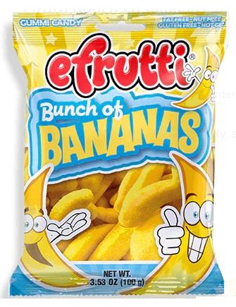 E.FRUTTI  BUNCH OF BANANAS PEG Candy Convenience and Grocery Wholesale Distributor in Montreal Quebec