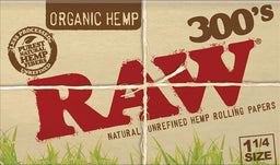 RAW  PAPER 1 1/4 ORGANIC (300CT) Smoker Accessories Wholesale Distributor in Montreal Quebec