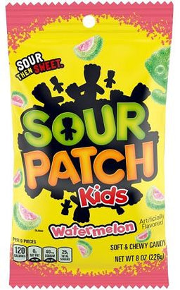 SOUR PATCH -8OZ WATERMELON Candy Convenience and Grocery Wholesale Distributor in Montreal Quebec