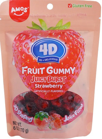 4D STRAWBERRY BURST PEG 6OZ Candy Convenience and Grocery Wholesale Distributor in Montreal Quebec