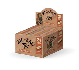 ZIG ZAG UNBLEACHED TIPS PREROLLED (24CT) Smoker Accessories Wholesale Distributor in Montreal Quebec