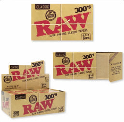 RAW  PAPER 1 1/4 (300CT) Smoker Accessories Wholesale Distributor in Montreal Quebec