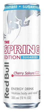 24-pack of Red Bull Sugar-Free Cherry Sakura 12 oz cans