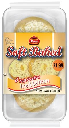 CARLEY'S 1.99 SOFT ICED LEMON Convenience and Grocery Snacks Wholesale Distributor in Montreal Quebec