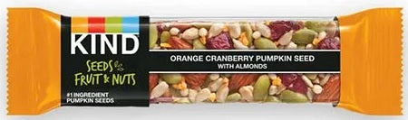 KIND SDS ORANGE CRAN. PUMPKIN SEEDS Convenience and Grocery Snacks Wholesale Distributor in Montreal Quebec