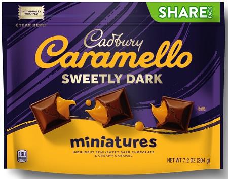 CARAMELLO SWEETLY DARK MINIS 7.2OZ BAG Convenience and Grocery Store Supplies Wholesale Distributor in Montreal Quebec