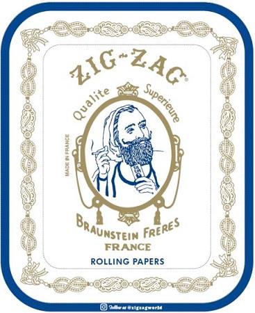ZIG ZAG (LG.ROLLING TRAY) WHITE Smoker Accessories Wholesale Distributor in Montreal Quebec