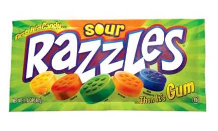 RAZZLES SOUR CANDY/GUM Candy Convenience and Grocery Wholesale Distributor in Montreal Quebec