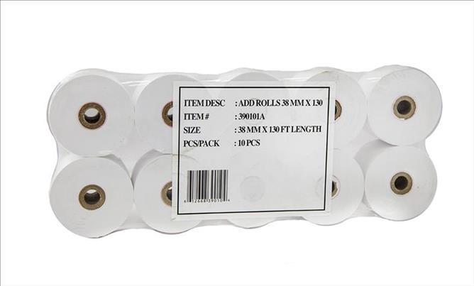 REGISTER TAPE (38MM)  .150FT Convenience and Grocery Store Supplies Wholesale Distributor in Montreal Quebec