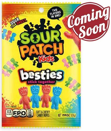 SOUR PATCH KIDS BESTIES PEG 7.17OZ Candy Convenience and Grocery Wholesale Distributor in Montreal Quebec