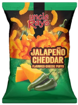 UNCLE RAY'S 3OZ JALAPENO CHEDDAR PUFFS Convenience and Grocery Store Supplies Wholesale Distributor in Montreal Quebec