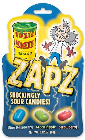 ZAPZ ASST. SOUR CANDY  (REG) Candy Convenience and Grocery Wholesale Distributor in Montreal Quebec