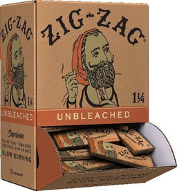 ZIG ZAG  (UNBLEACHED) 1 1/4 DISPLAY Smoker Accessories Wholesale Distributor in Montreal Quebec