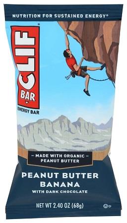 CLIF BAR PEANUT BUTTER BANANA DARK CHOC. Convenience and Grocery Snacks Wholesale Distributor in Montreal Quebec
