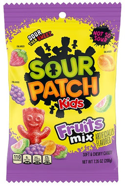 SOUR PATCH KIDS FRUITS MIX -7.35OZ Candy Convenience and Grocery Wholesale Distributor in Montreal Quebec