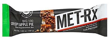 MET-RX-BIG 100 CRISPY APPLE PIE Convenience and Grocery Snacks Wholesale Distributor in Montreal Quebec