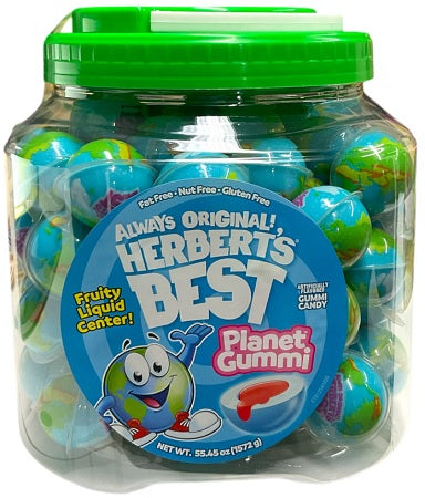 E.FRUTTI PLANET GUMMI TUB  (Box of 85 Units)