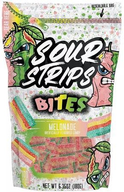 SOUR STRIPS BITES PEG BAG MELONADE Convenience and Grocery Store Supplies Wholesale Distributor in Montreal Quebec