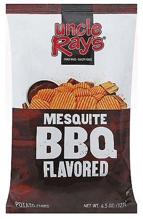 UNCLE RAY'S 4.5OZ MESQUITE BBQ CHIP Convenience and Grocery Snacks Wholesale Distributor in Montreal Quebec