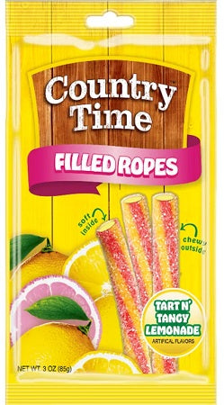COUNTRY TIME LEMONADE ROPES 3OZ Candy Convenience and Grocery Wholesale Distributor in Montreal Quebec