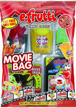 E.FRUTTI  MOVIE BAG GUMMY PEG BAG Candy Convenience and Grocery Wholesale Distributor in Montreal Quebec