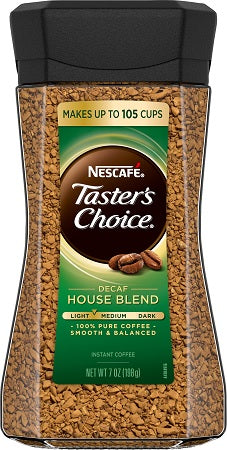 TASTER'S CHOICE DECAF INSTANT COFFEE Beverage Soda and Juice  Wholesale Distributor in Montreal Quebec