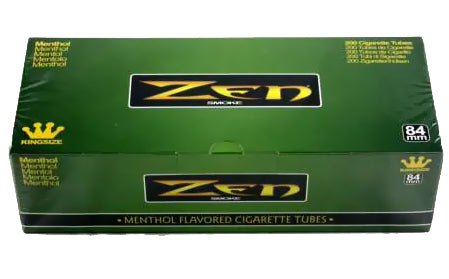 ZEN TUBE  KING SIZE MENTHOL Smoker Accessories Wholesale Distributor in Montreal Quebec