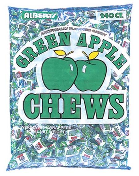 FRUIT CHEWS GREEN APPLE Candy Convenience and Grocery Wholesale Distributor in Montreal Quebec