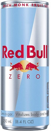 RED BULL -8.4OZ *ZERO SUGAR Beverage Soda and Juice  Wholesale Distributor in Montreal Quebec