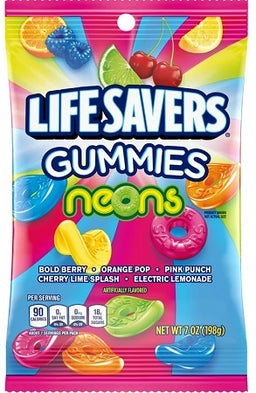 LIFESAVERS GUMMIES 7OZ NEONS Candy Convenience and Grocery Wholesale Distributor in Montreal Quebec