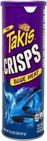 Takis Blue Heat crisps, 5.5 oz can