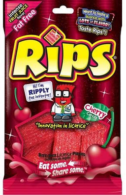 RIPS BITES  CHERRY BAG  -4OZ Candy Convenience and Grocery Wholesale Distributor in Montreal Quebec