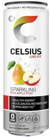 CELSIUS SPARKLING - FUJI APPLE PEAR Convenience and Grocery Store Supplies Wholesale Distributor in Montreal Quebec