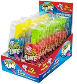 FACE TWISTERS SOUR TONGUE BLUE/CHERRY Candy Convenience and Grocery Wholesale Distributor in Montreal Quebec