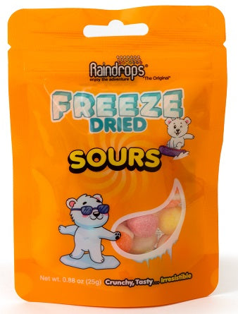 RAINDROPS FREEZE DRIED SOURS Novelty Candy Convenience and Grocery Wholesale Distributor in Montreal Quebec