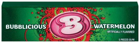 BUBBLIC. WATERMELON Chewing Gum Convenience and Grocery Wholesale Distributor in Montreal Quebec